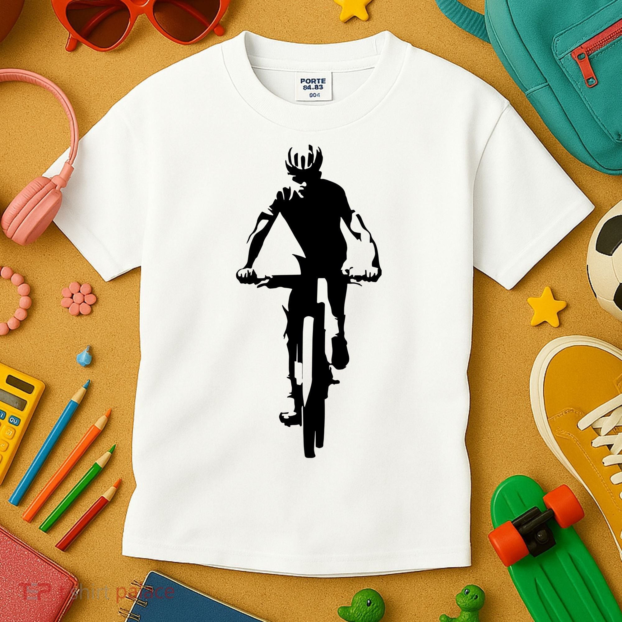 Mountain Bike Cycling Kids T-Shirt