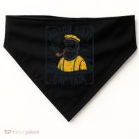 Motor Boat Captain Women Chummy Pontoon Boating USA-Made Doggie Bandana thumb 0