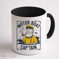 Motor Boat Captain Women Chummy Pontoon Boating Coffee Mug thumb 1