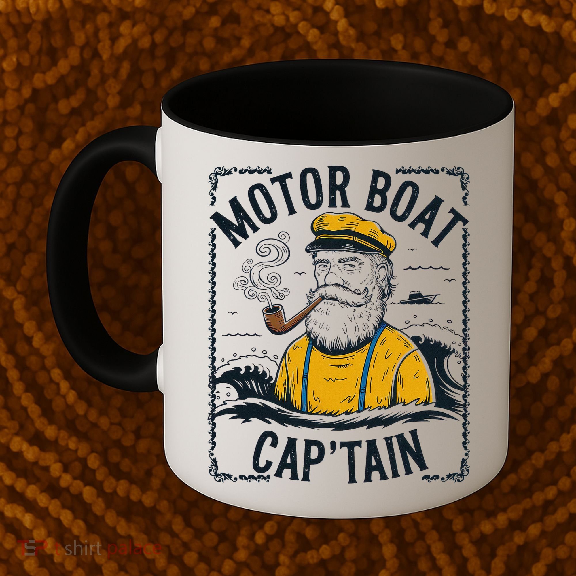 Motor Boat Captain Women Chummy Pontoon Boating Coffee Mug