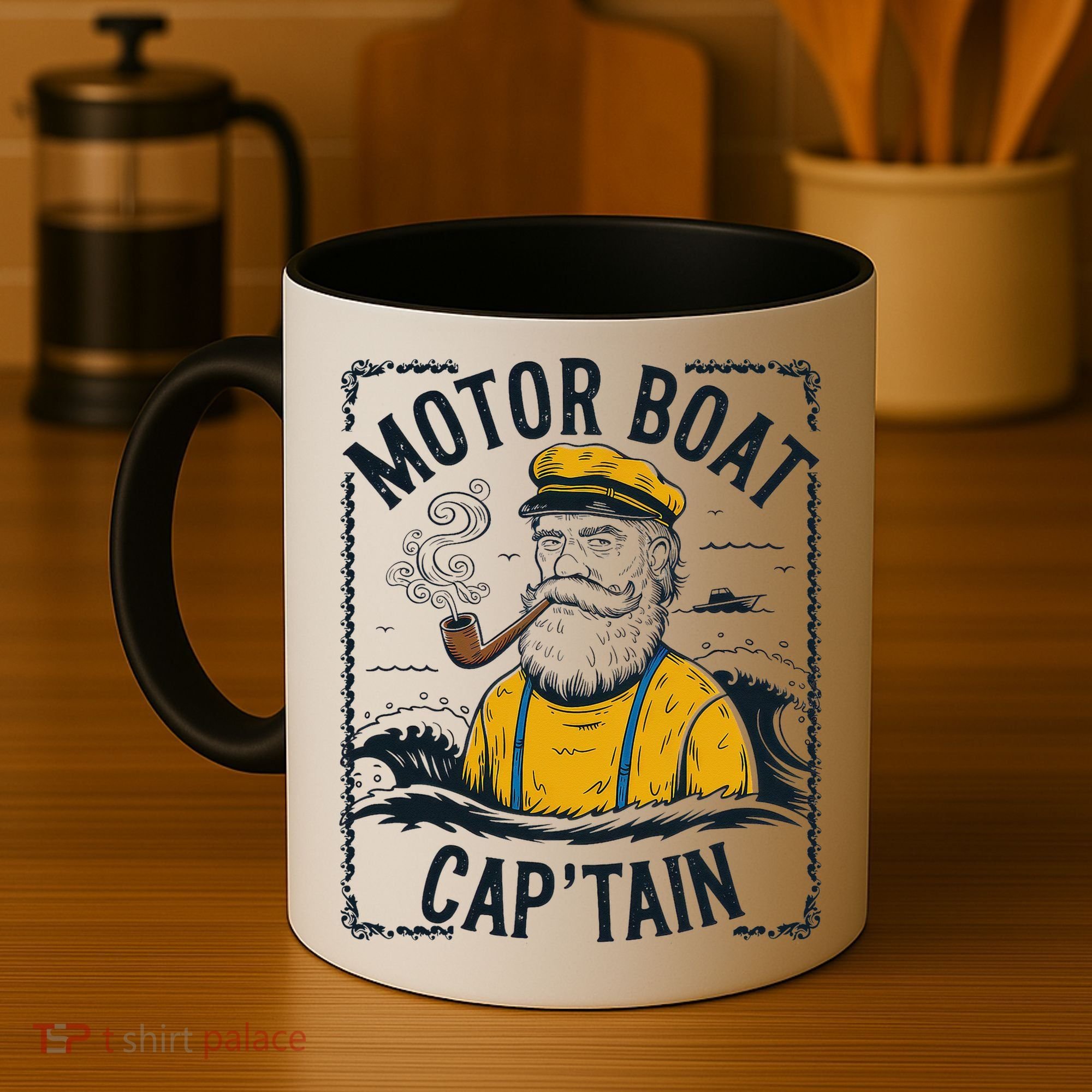 Motor Boat Captain Women Chummy Pontoon Boating Coffee Mug