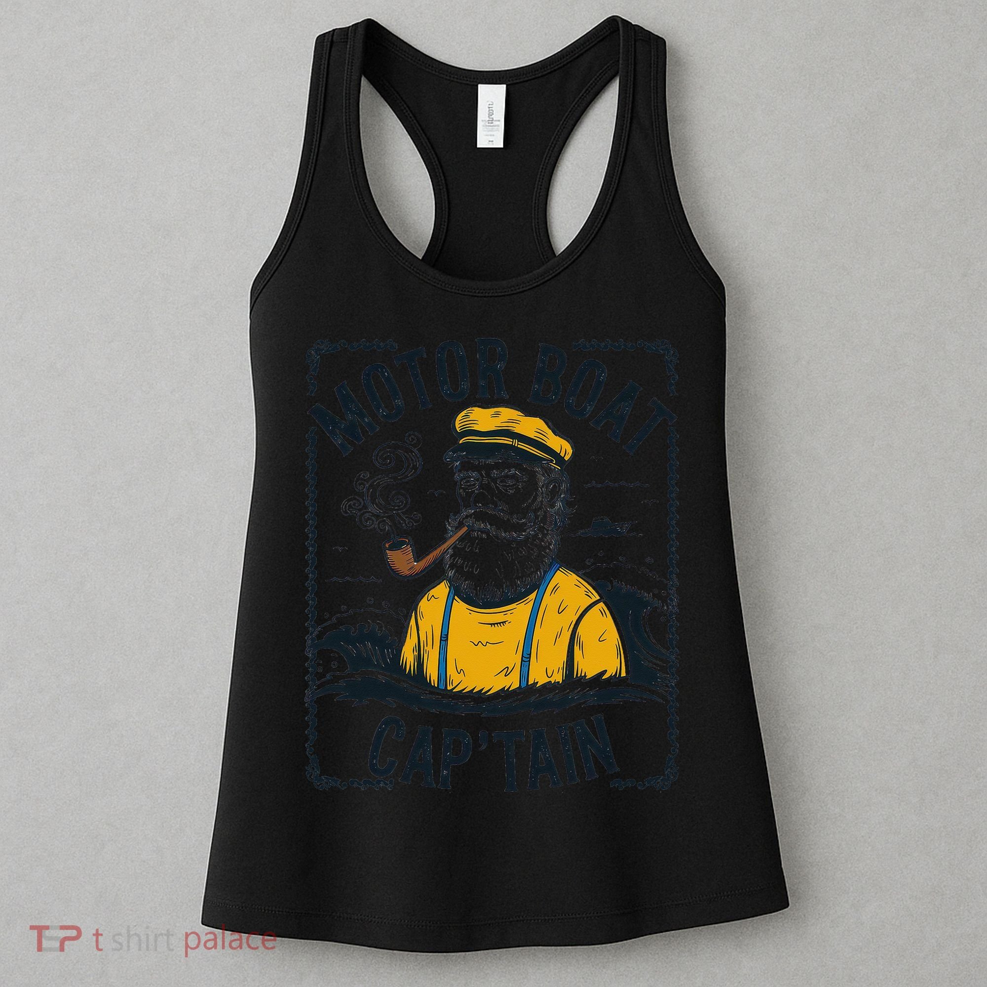 Motor Boat Captain Women Chummy Pontoon Boating Women's Tank Top