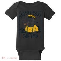 Motor Boat Captain Women Chummy Pontoon Boating Baby Bodysuit thumb 0