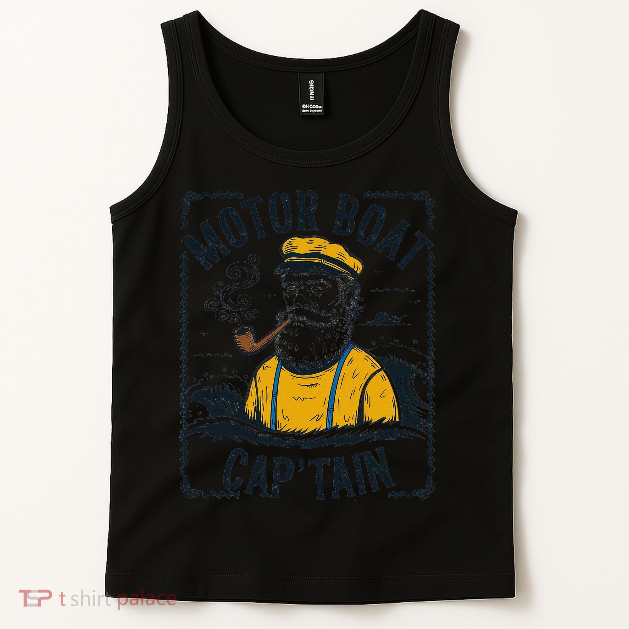 Motor Boat Captain Women Chummy Pontoon Boating Tank Top