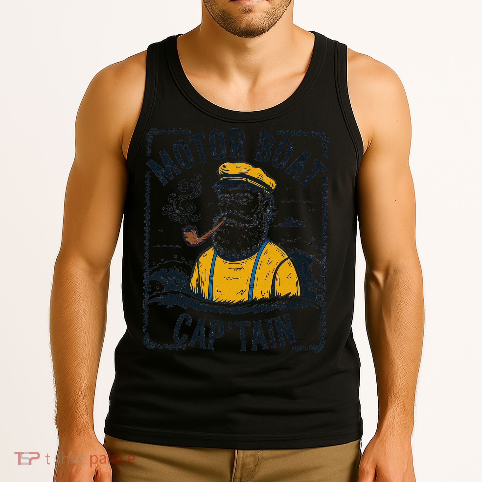 Motor Boat Captain Women Chummy Pontoon Boating Tank Top