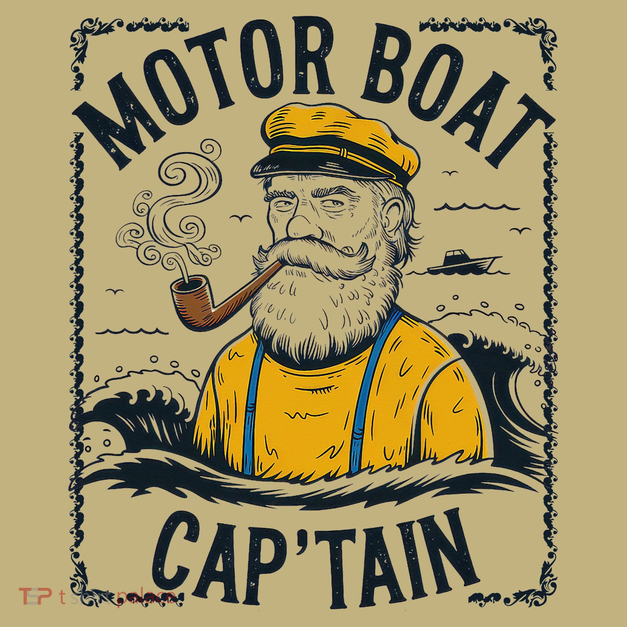 Motor Boat Captain Women Chummy Pontoon Boating Sweatshirt
