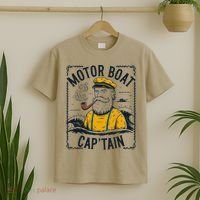 Motor Boat Captain Women Chummy Pontoon Boating T-Shirt thumb 2