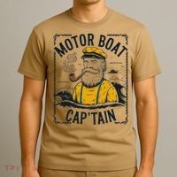 Motor Boat Captain Women Chummy Pontoon Boating T-Shirt thumb 3