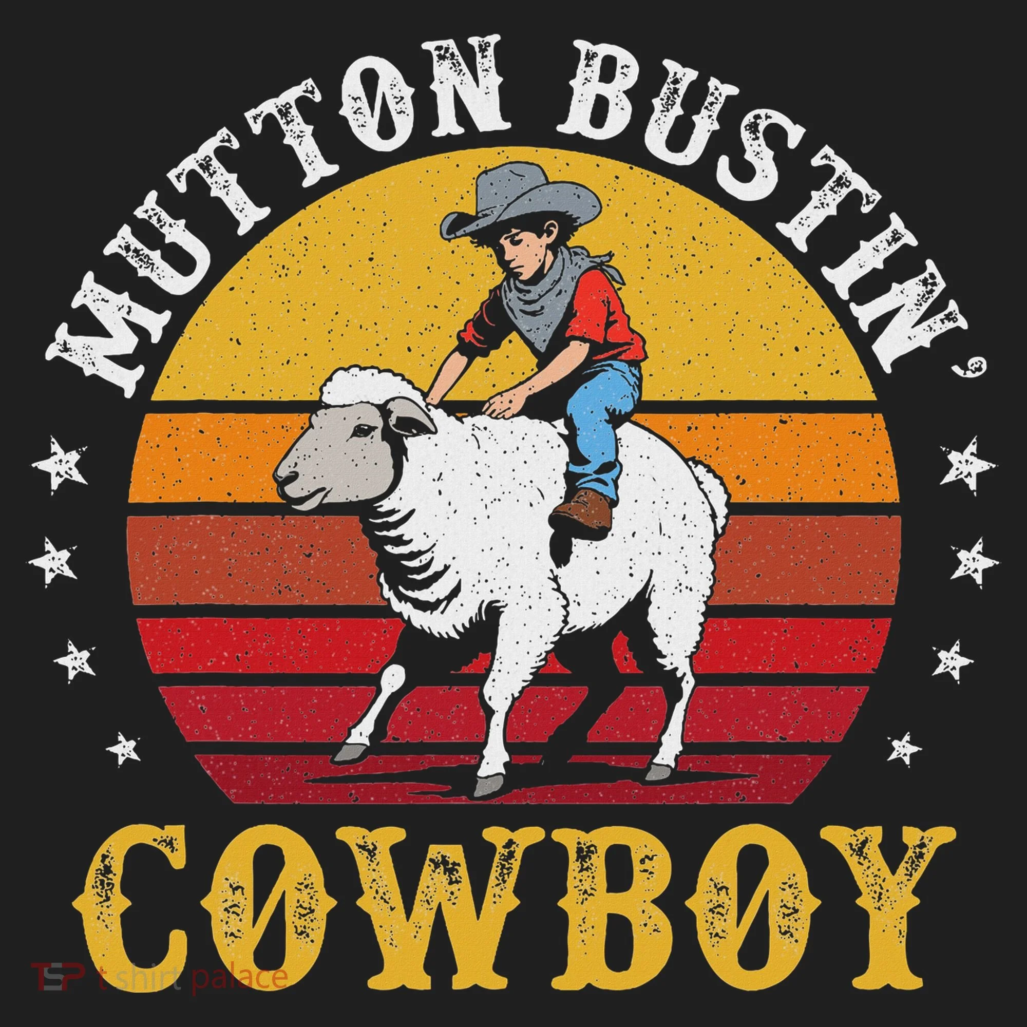 Mutton Busting Cowboy Riding Mutton Buster Rodeo Women's Sweatshirt