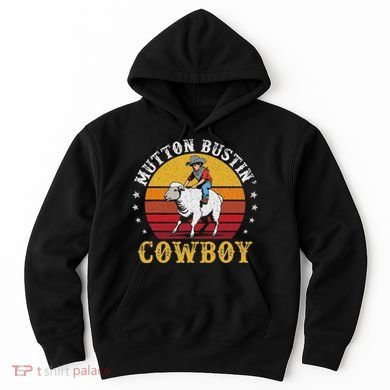 Mutton Busting Cowboy Riding Mutton Buster Rodeo Hoodie