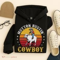 Mutton Busting Cowboy Riding Mutton Buster Rodeo Hoodie thumb 4