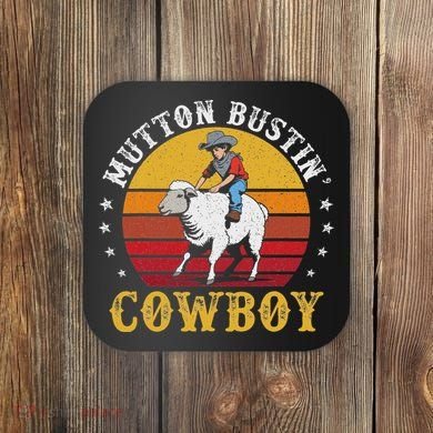 Mutton Busting Cowboy Riding Mutton Buster Rodeo Coaster