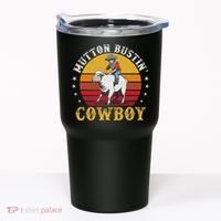 Mutton Busting Cowboy Riding Mutton Buster Rodeo Tumbler thumb 0