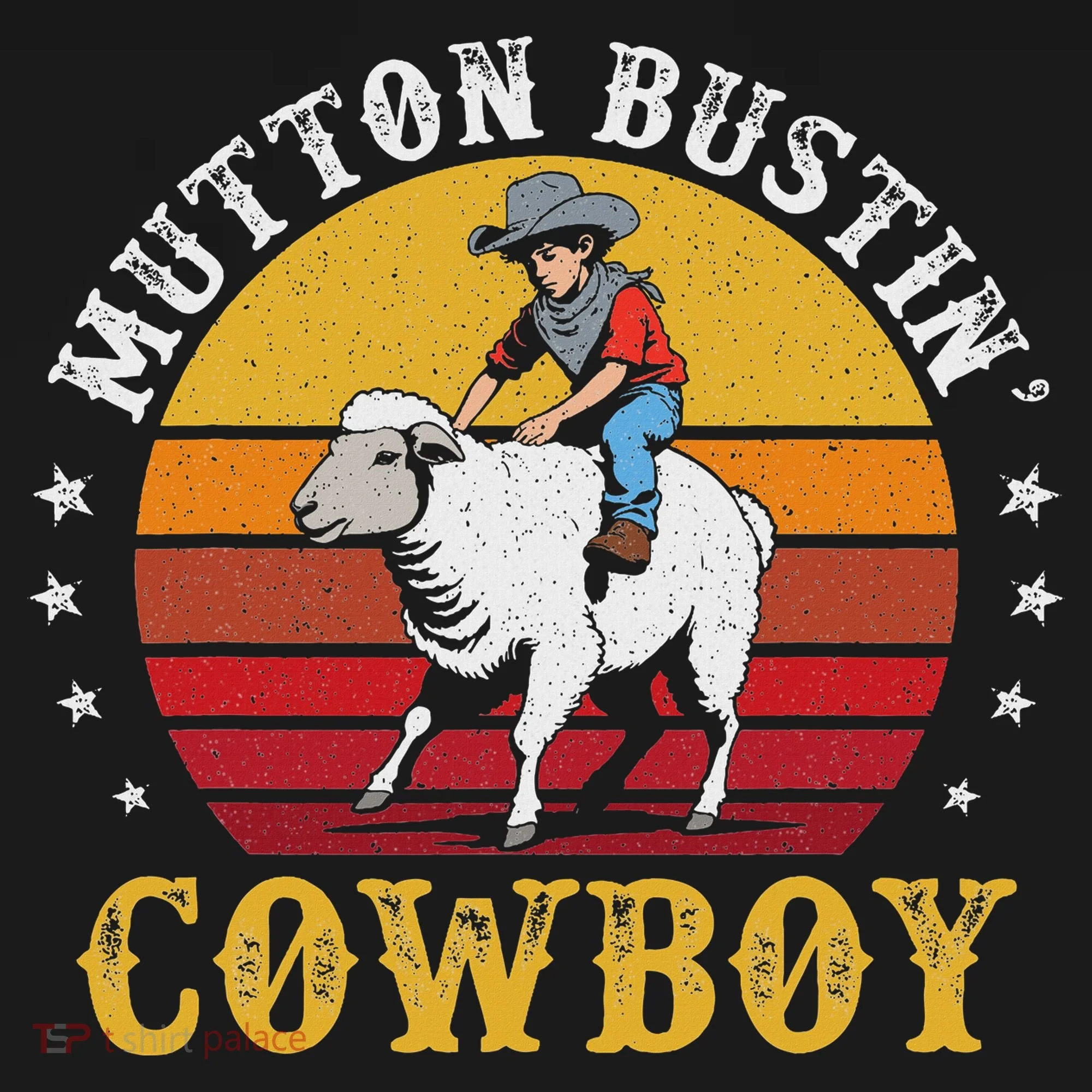 Mutton Busting Cowboy Riding Mutton Buster Rodeo Toddler Hoodie