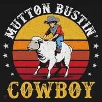 Mutton Busting Cowboy Riding Mutton Buster Rodeo Kids Long Sleeve Shirt thumb 2