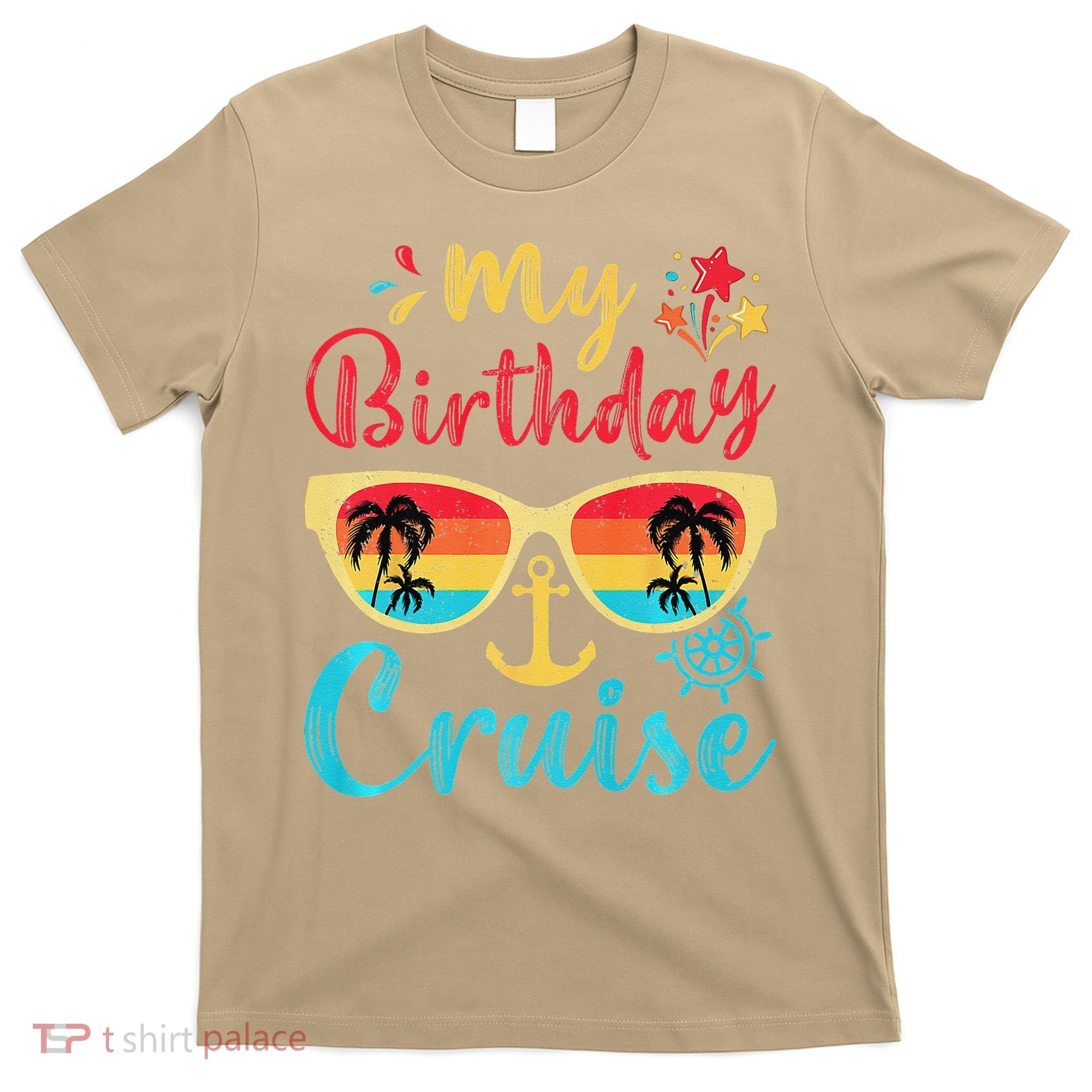 My Birthday Cruise Vintage Lovers Cruising T-Shirt
