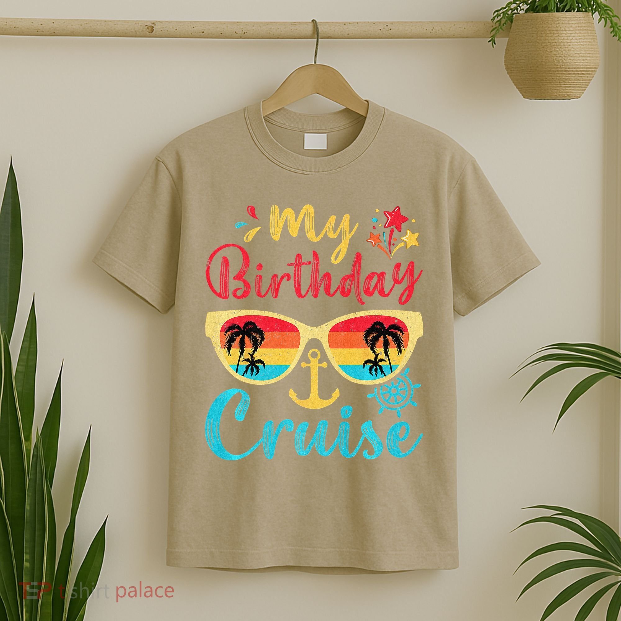 My Birthday Cruise Vintage Lovers Cruising T-Shirt