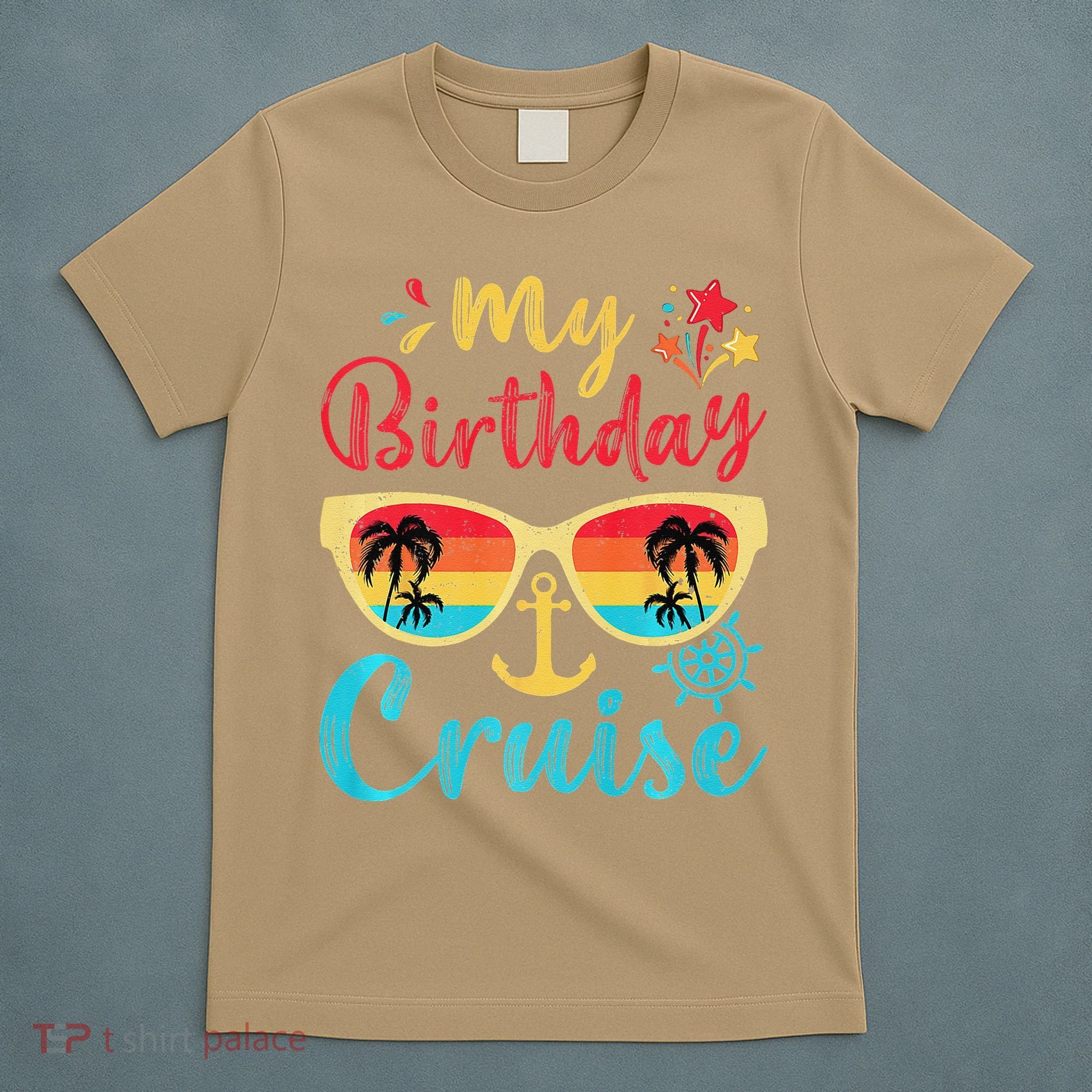My Birthday Cruise Vintage Lovers Cruising T-Shirt