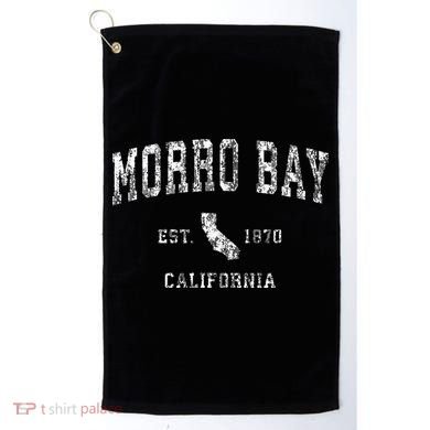 Morro Bay California Ca Vintage Golf Towel