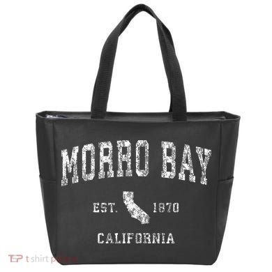 Morro Bay California Ca Vintage Tote Bag