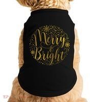 Merry & Bright Christmas Patterns Doggie Tank thumb 0