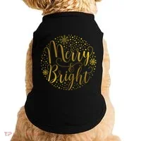 Merry & Bright Christmas Patterns Doggie Tank thumb 0