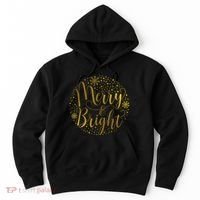 Merry & Bright Christmas Patterns Hoodie thumb 0