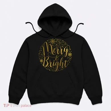 Merry & Bright Christmas Patterns Hoodie