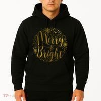 Merry & Bright Christmas Patterns Hoodie thumb 2