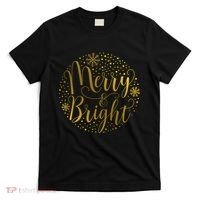 Merry & Bright Christmas Patterns T-Shirt thumb 0
