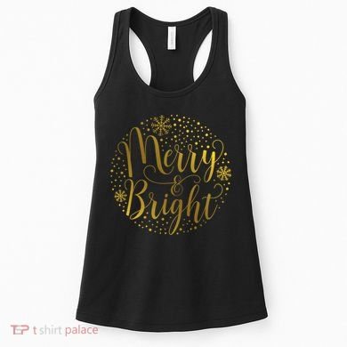 Merry & Bright Christmas Patterns Women's Tank Top