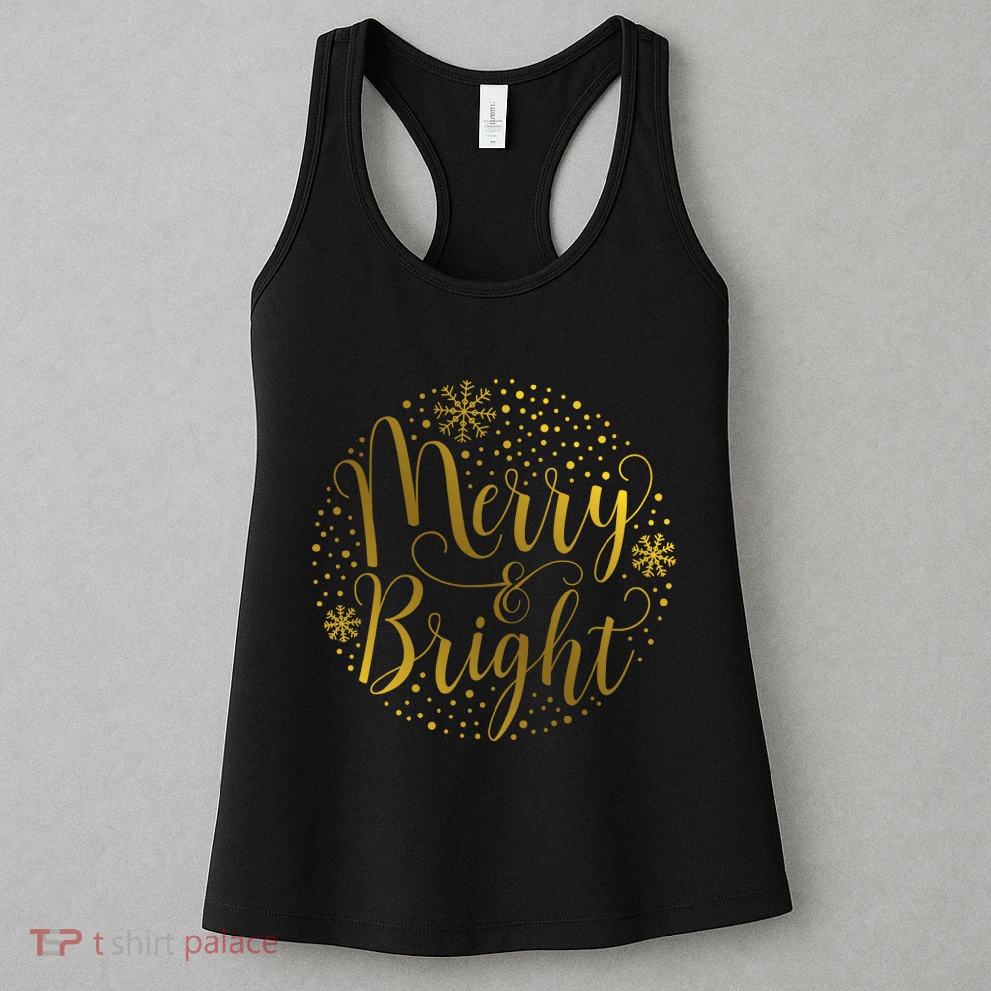 Merry & Bright Christmas Patterns Women's Tank Top