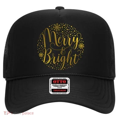 Merry & Bright Christmas Patterns Hat