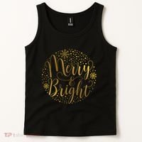 Merry & Bright Christmas Patterns Tank Top thumb 2