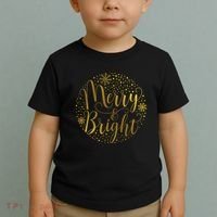 Merry & Bright Christmas Patterns Toddler T-Shirt thumb 2