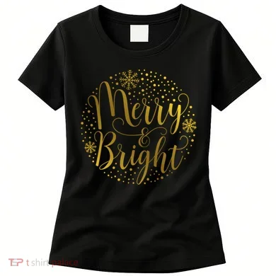 Merry & Bright Christmas Patterns Women's T-Shirt