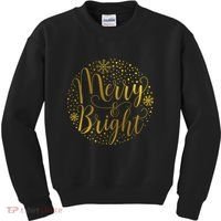 Merry & Bright Christmas Patterns Kids Sweatshirt thumb 0