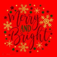 Merry & Bright Christmas Patterns Santa Hat thumb 1