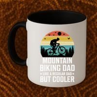 Mountain Biking Dad Like A Regular Dad But Cooler Gift Coffee Mug thumb 2