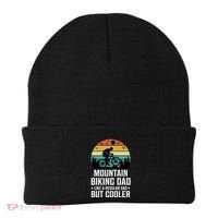 Mountain Biking Dad Like A Regular Dad But Cooler Gift Beanie thumb 0