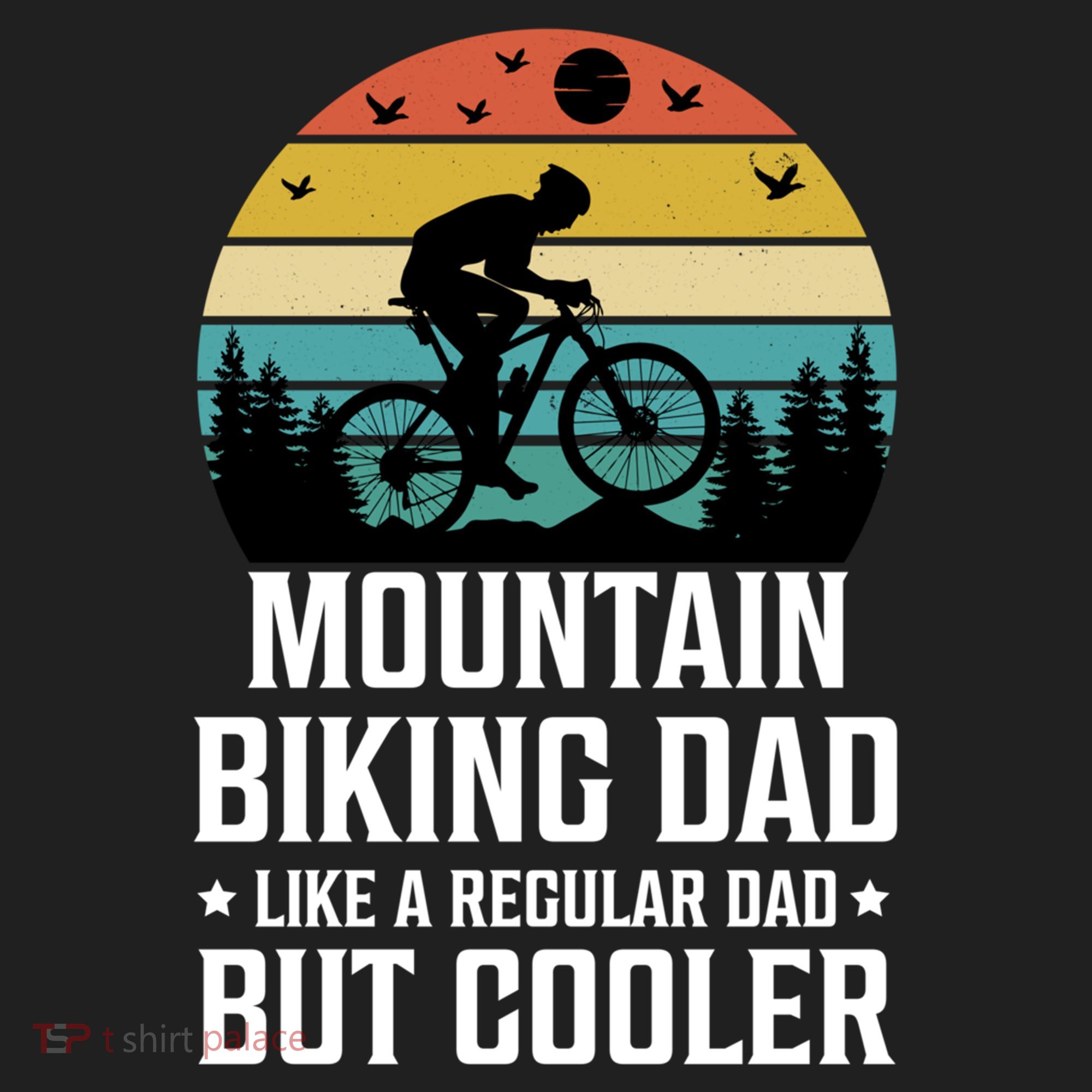 Mountain Biking Dad Like A Regular Dad But Cooler Gift Hat