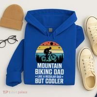 Mountain Biking Dad Like A Regular Dad But Cooler Gift Hoodie thumb 4