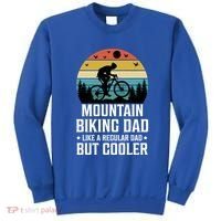 Mountain Biking Dad Like A Regular Dad But Cooler Gift Sweatshirt thumb 0