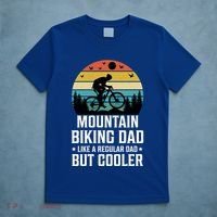 Mountain Biking Dad Like A Regular Dad But Cooler Gift T-Shirt thumb 5