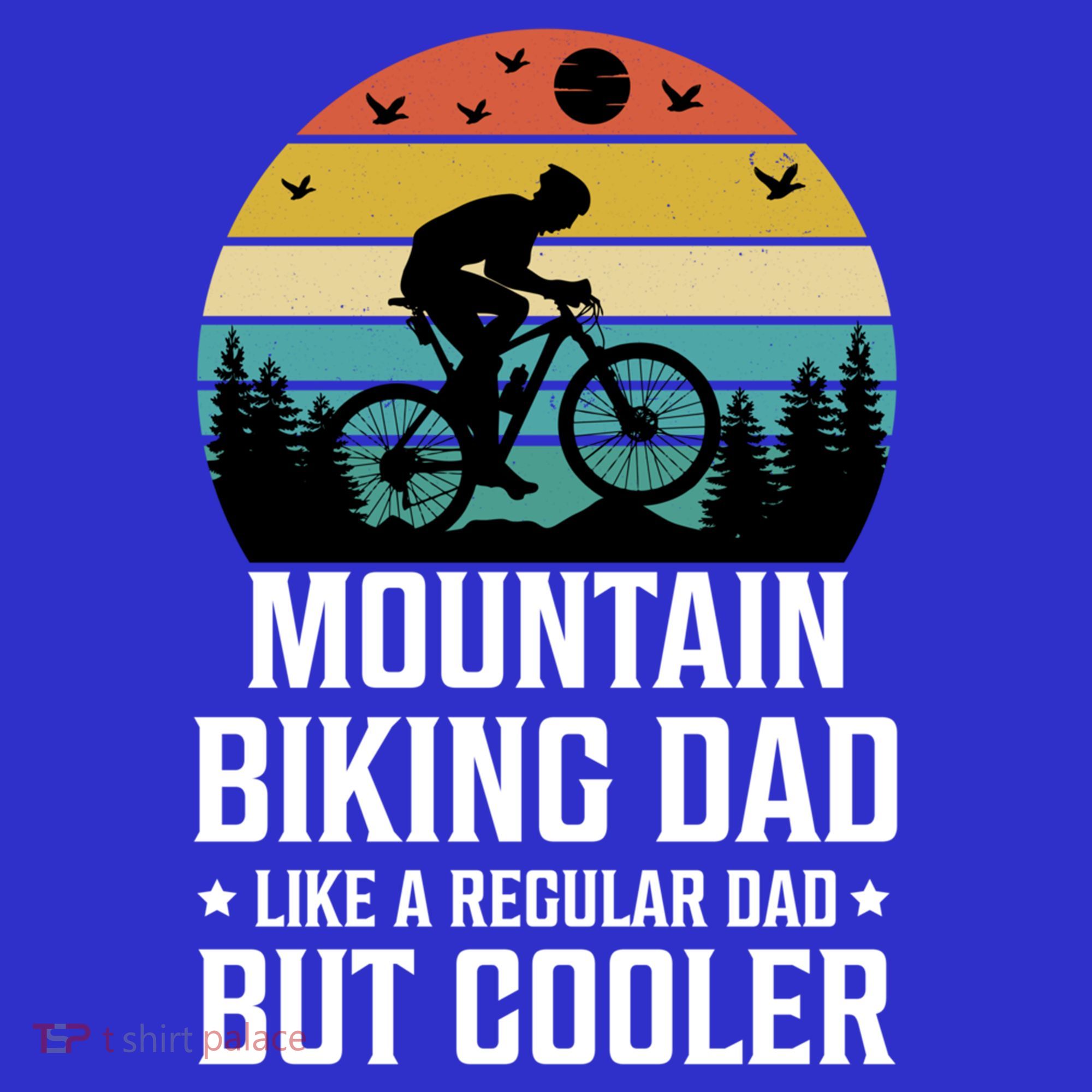 Mountain Biking Dad Like A Regular Dad But Cooler Gift Baby Bodysuit