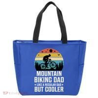 Mountain Biking Dad Like A Regular Dad But Cooler Gift Tote Bag thumb 0