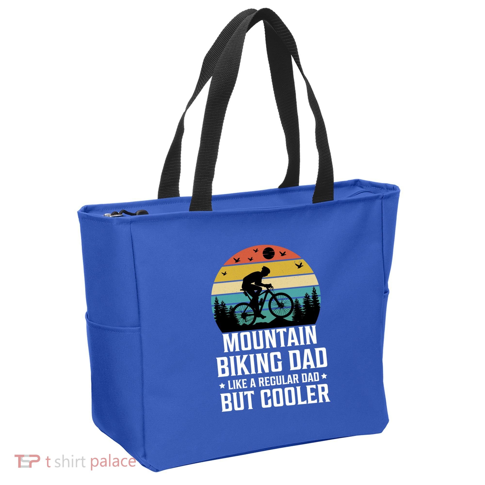 Mountain Biking Dad Like A Regular Dad But Cooler Gift Tote Bag