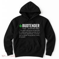 Marijuana Budtender Definition Funny 420 Cannabis Hoodie thumb 0