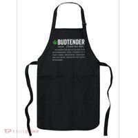Marijuana Budtender Definition Funny 420 Cannabis Apron thumb 0