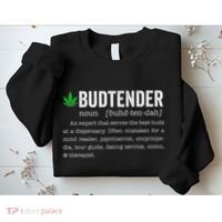 Marijuana Budtender Definition Funny 420 Cannabis Sweatshirt thumb 2